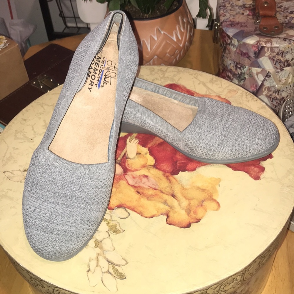 Lifestride 9.5 New Memory Foam Slide On Gray - image 1